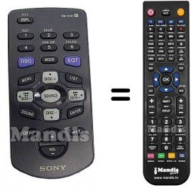 Comandament a distància equivalent RMX140