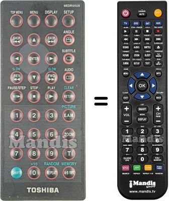 Comandament a distància equivalent MEDR05UX
