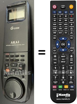 Comandament a distància equivalent RC-W688E