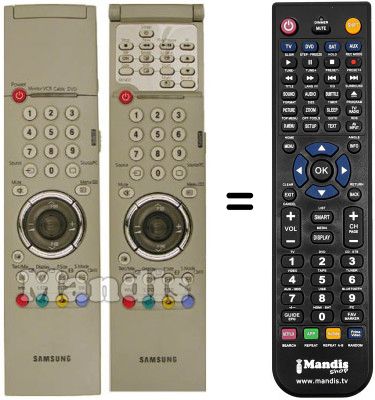 Comandament a dist&agrave;ncia equivalent Samsung PS 42P2STX
