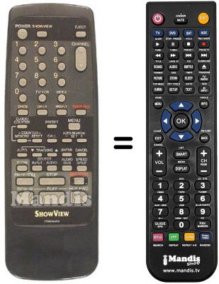 Comandament a dist&agrave;ncia equivalent Sinudyne SV 9089