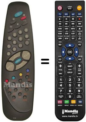 Comandament a dist&agrave;ncia equivalent Seg MADRID