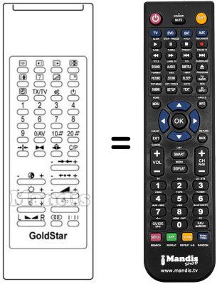 Comandament a distància equivalent LG CBT 2162 M