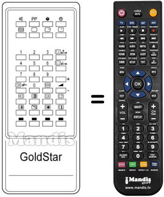 Comandament a distància equivalent 105-045Y