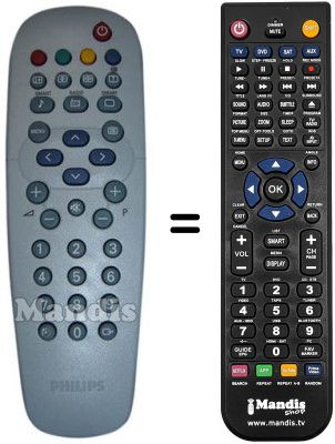 Comandament a distància equivalent PYE 14 PT 1574 / C Comandament a distància equivalent PYE 14 PT 1574 / C