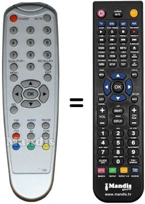 Comandament a dist&agrave;ncia equivalent Kathrein UFE 371 / S