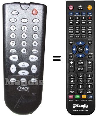 Comandament a dist&agrave;ncia equivalent RC 17