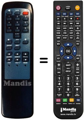 Comandament a distància equivalent 300 TS 011