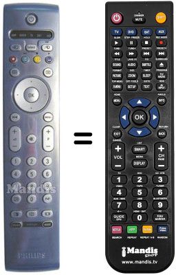 Comandament a distància equivalent PYE 42 PF 9967 D Comandament a distància equivalent PYE 42 PF 9967 D