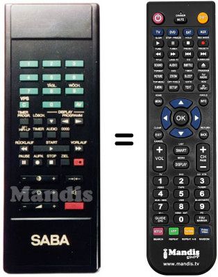 Comandament a dist&agrave;ncia equivalent 6A 10 M