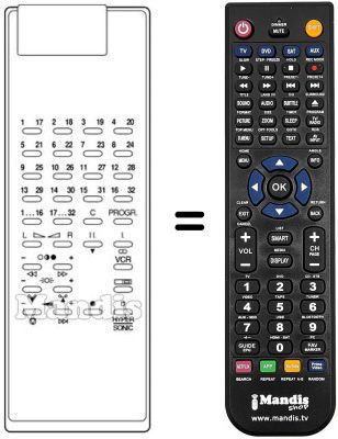 Comandament a distància equivalent FS 2