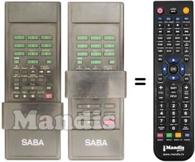 Comandament a dist&agrave;ncia equivalent 6A 10 E