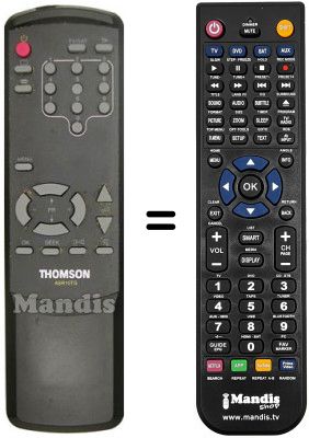 Comandament a dist&agrave;ncia equivalent ASR 10 TG