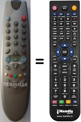 Comandament a distància equivalent BK 55 S