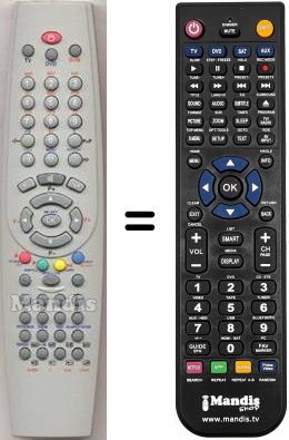 Comandament a dist&agrave;ncia equivalent RC 5011