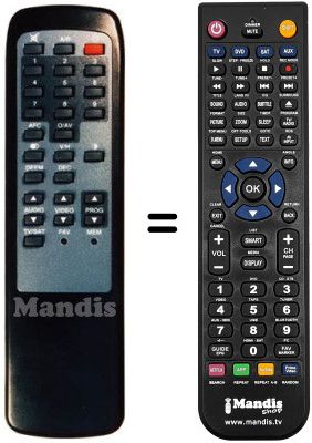 Comandament a dist&agrave;ncia equivalent CSR 15