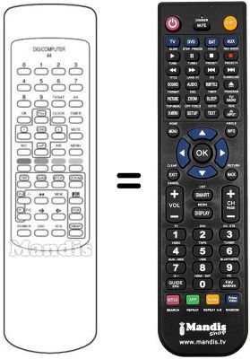 Comandament a distància equivalent WELTBLICH IV 7663 25'