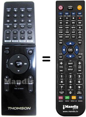 Comandament a distància equivalent Arc En Ciel DS 100 I