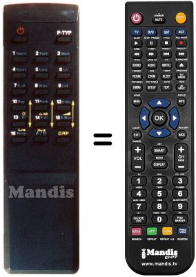 Comandament a distància equivalent DSR 100