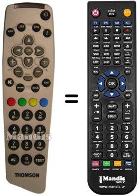 Comandament a distància equivalent Arc En Ciel DTI 3000 Comandament a distància equivalent Arc En Ciel DTI 3000