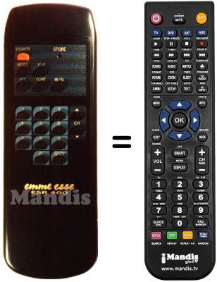 Comandament a distància equivalent ESR 400