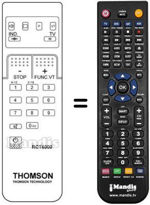 Comandament a distància equivalent Arc En Ciel 63 MP 45 F Comandament a distància equivalent Arc En Ciel 63 MP 45 F