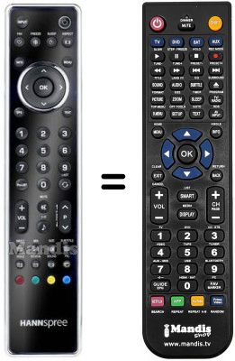 Comandament a dist&agrave;ncia equivalent Hannspree ST558-MBW