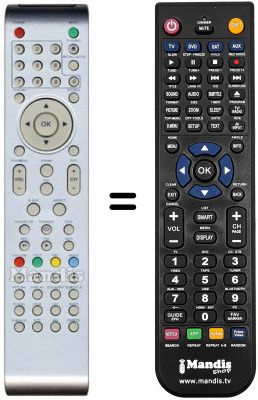 Comandament a distància equivalent AKIRA LCT-B08TDU19H