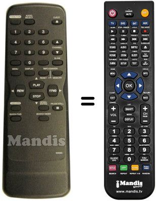 Comandament a dist&agrave;ncia equivalent Funai 30A-450