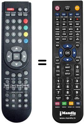 Comandament a dist&agrave;ncia equivalent Nikkei NK 19E28 UL