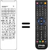 Comandament a dist&agrave;ncia equivalent RC-43