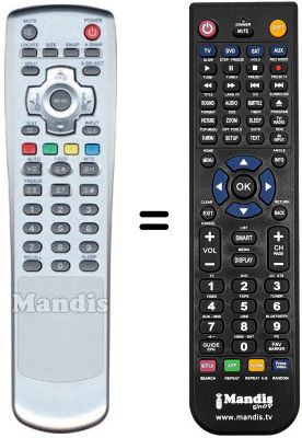 Comandament a distància equivalent Daewoo PDP 42 NEBL-V7 Comandament a distància equivalent Daewoo PDP 42 NEBL-V7