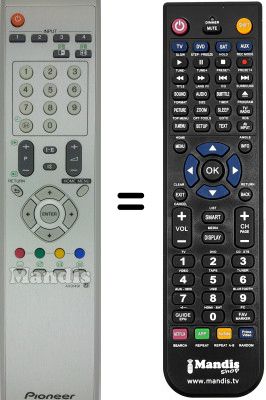 Comandament a distància equivalent Pioneer PDP 436