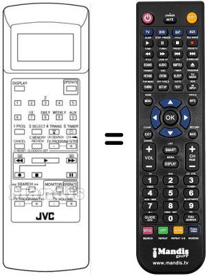 Comandament a dist&agrave;ncia equivalent PQ 21433 G 3
