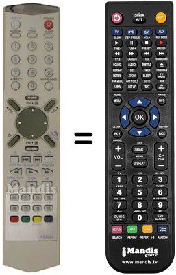 Comandament a distància equivalent Daewoo DDT 14 H9 Comandament a distància equivalent Daewoo DDT 14 H9