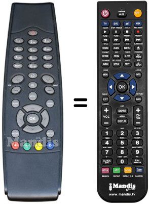 Comandament a dist&agrave;ncia equivalent LENSON LD 8000