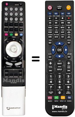 Comandament a distància equivalent RC-I02-0N