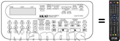 Comandament a dist&agrave;ncia equivalent RC-V466A