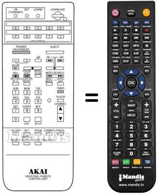 Comandament a dist&agrave;ncia equivalent RC-V56A