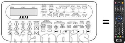 Comandament a dist&agrave;ncia equivalent RC-V966A