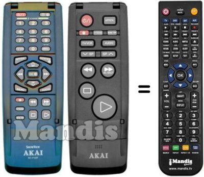 Comandament a dist&agrave;ncia equivalent RC-Y122F