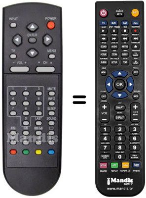 Comandament a dist&agrave;ncia equivalent Q.BELL QB 22 F-4W LT