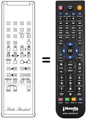 Comandament a distància equivalent RC 100