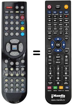 Comandament a dist&agrave;ncia equivalent RC 1166