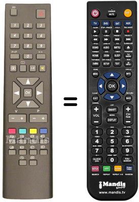 Comandament a dist&agrave;ncia equivalent RC 2445