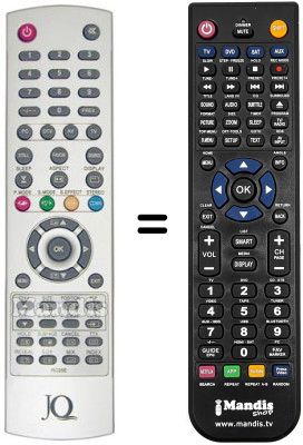 Comandament a dist&agrave;ncia equivalent JQ LTCUB4201