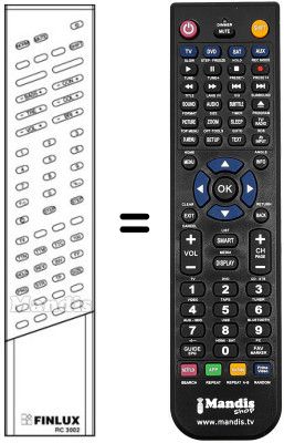 Comandament a distància equivalent RC 3002