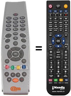 Comandament a dist&agrave;ncia equivalent ACCESS MEDIA STB L 3014