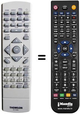 Comandament a dist&agrave;ncia equivalent RCT 195 DB1