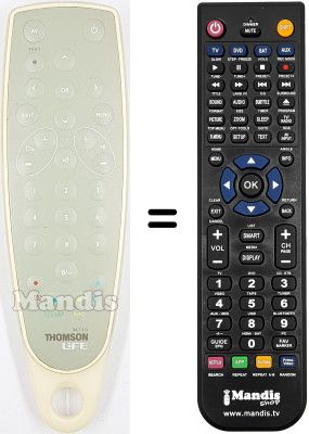 Comandament a dist&agrave;ncia equivalent Thomson SUGAR